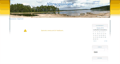 Desktop Screenshot of altraopinione.blogattivo.com